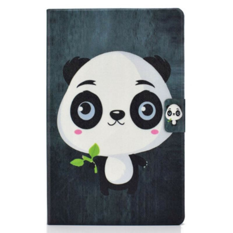 Capa Flip Para Samsung Galaxy Tab S6 Lite Pequeno Panda