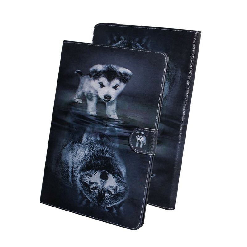 Capa Flip Para Samsung Galaxy Tab S6 Lite Sonho De Cachorrinho