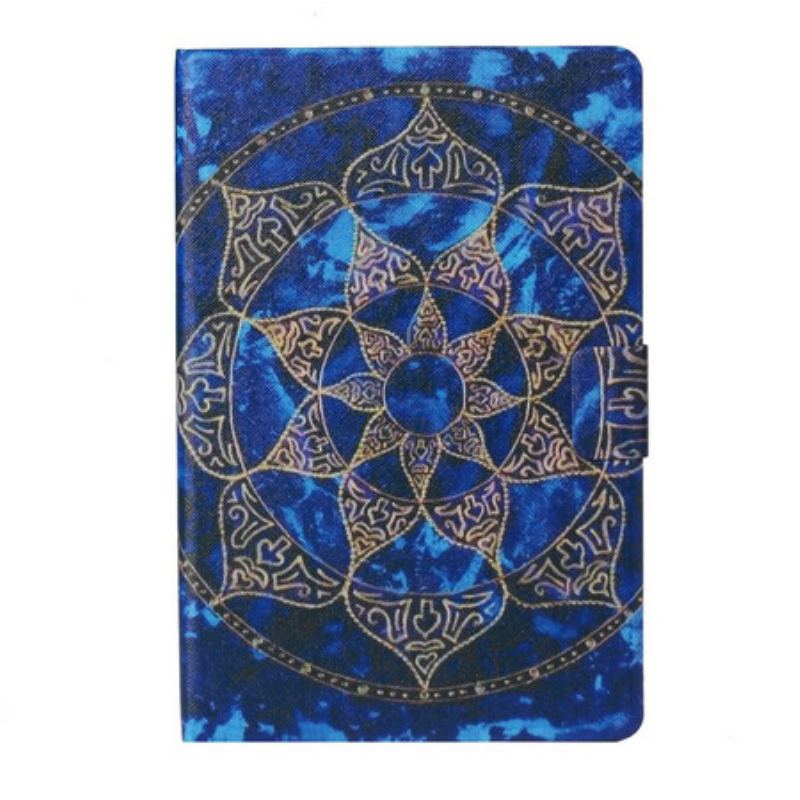 Capa Folio Para Samsung Galaxy Tab S6 Lite Mandala Real