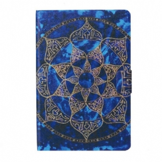 Capa Folio Para Samsung Galaxy Tab S6 Lite Mandala Real