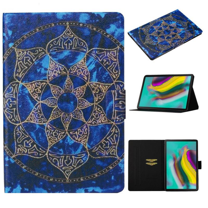 Capa Folio Para Samsung Galaxy Tab S6 Lite Mandala Real