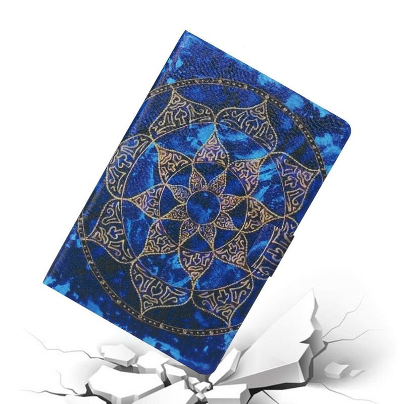 Capa Folio Para Samsung Galaxy Tab S6 Lite Mandala Real