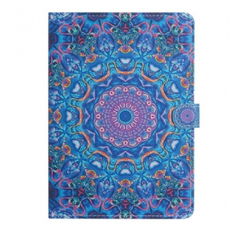 Capa Folio Para Samsung Galaxy Tab S6 Lite Série Mandala