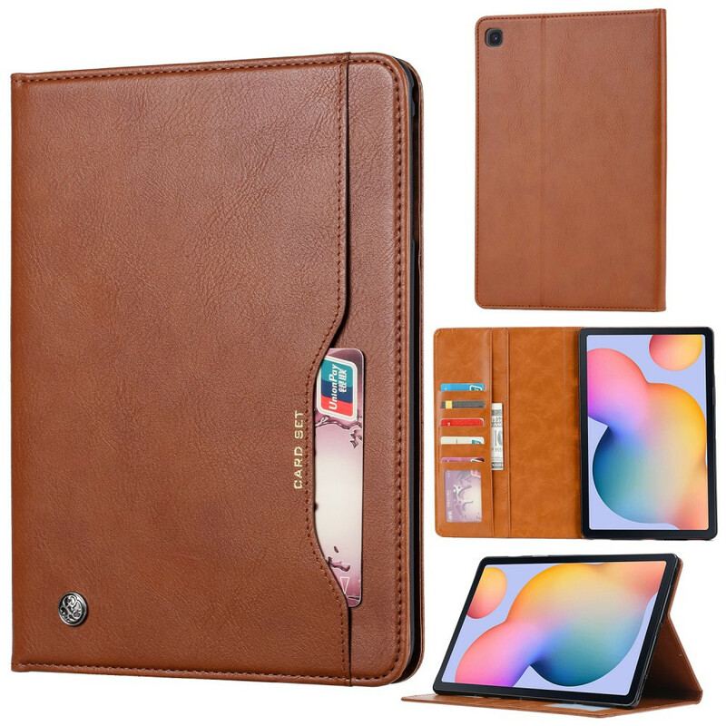 Capa Para Samsung Galaxy Tab S6 Lite Conjunto De Cartas