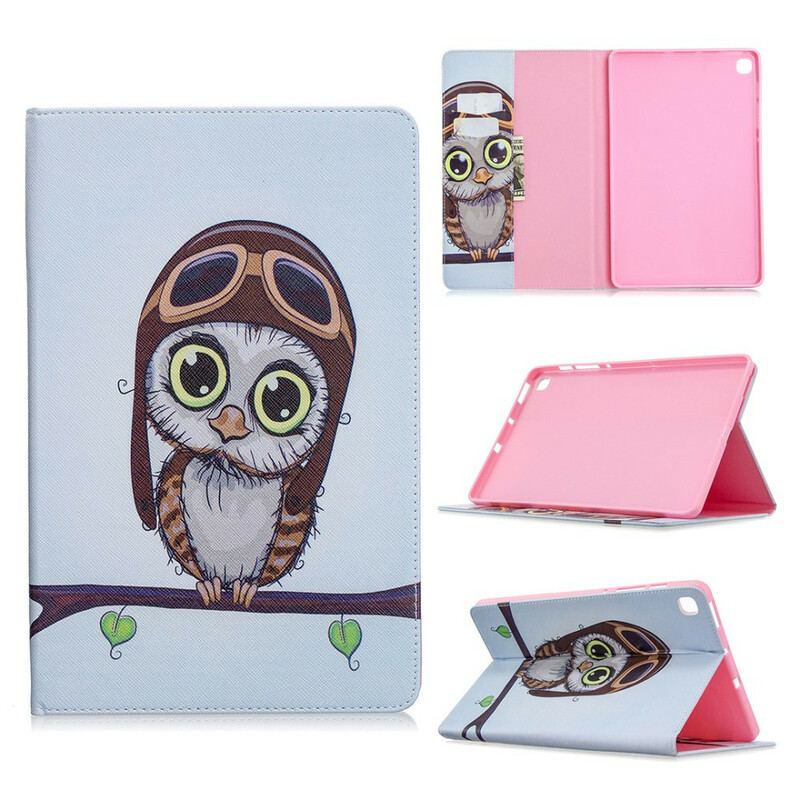 Capa Para Samsung Galaxy Tab S6 Lite Coruja Aviadora