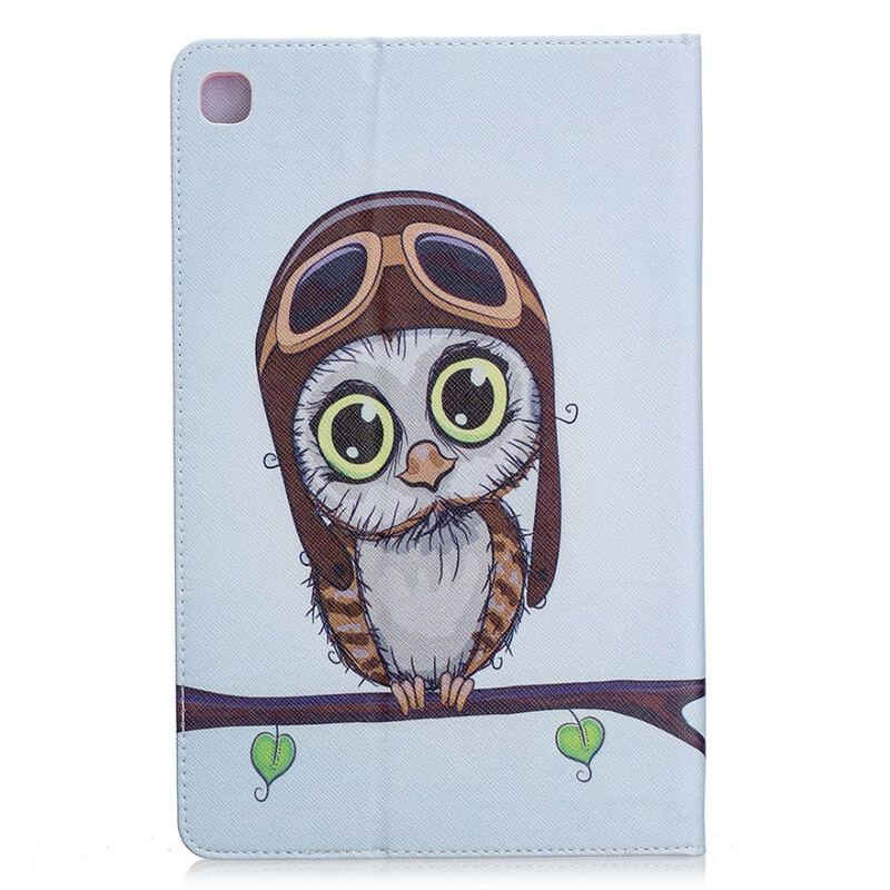 Capa Para Samsung Galaxy Tab S6 Lite Coruja Aviadora