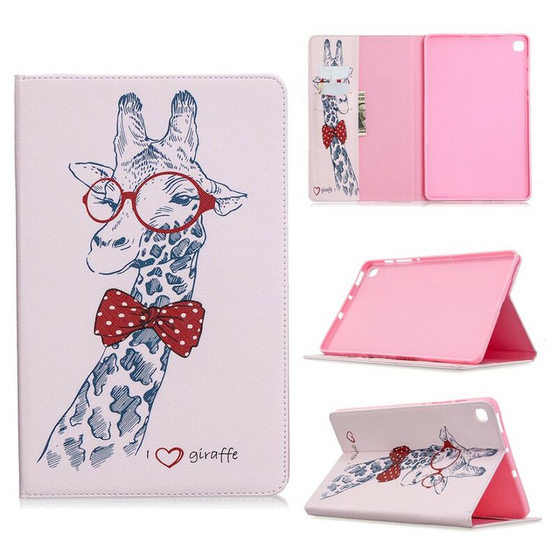 Capa Para Samsung Galaxy Tab S6 Lite Girafa Inteligente