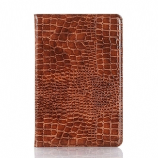 Capa Para Samsung Galaxy Tab S6 Lite Textura De Crocodilo