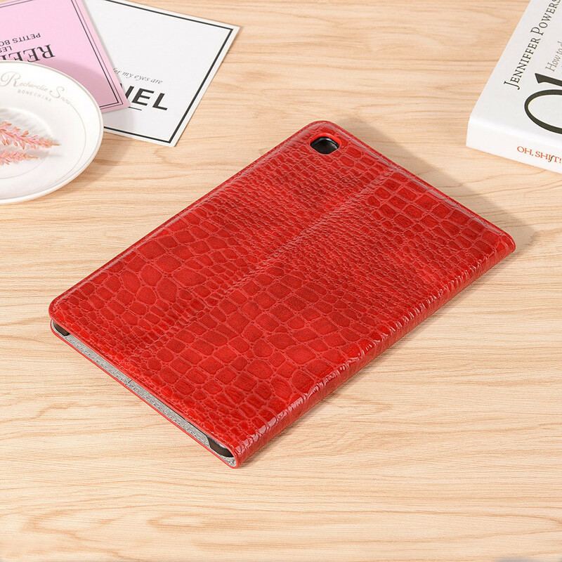 Capa Para Samsung Galaxy Tab S6 Lite Textura De Crocodilo