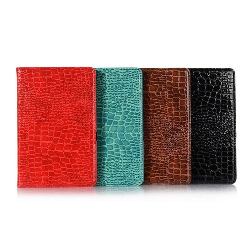 Capa Para Samsung Galaxy Tab S6 Lite Textura De Crocodilo