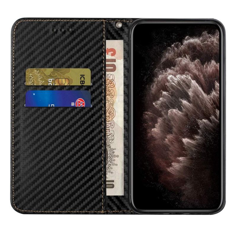 Capa De Celular Para Samsung Galaxy S21 Ultra 5G De Cordão Flip Correia De Fibra De Carbono