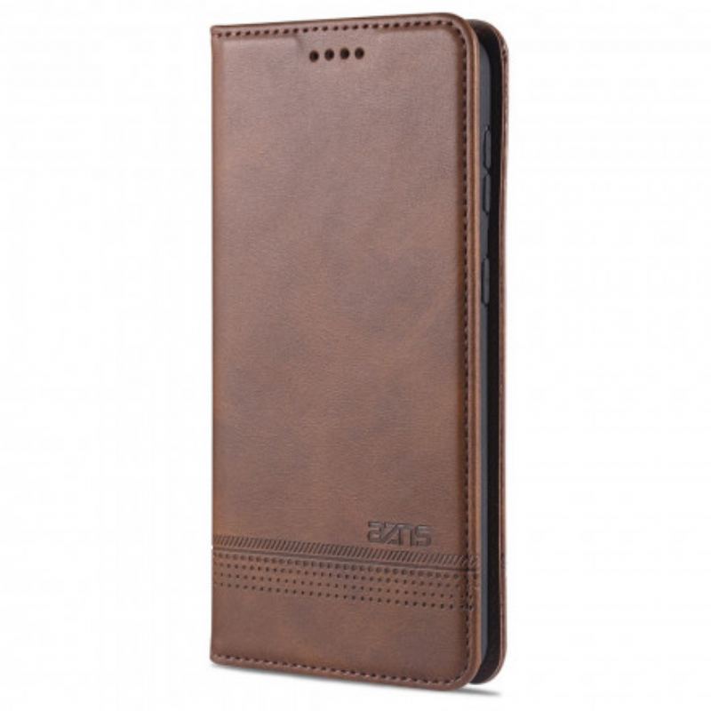 Capa De Celular Para Samsung Galaxy S21 Ultra 5G Flip Estilo De Couro Azns