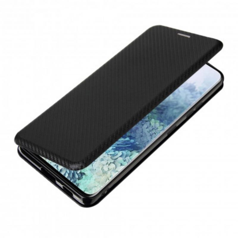 Capa De Celular Para Samsung Galaxy S21 Ultra 5G Flip Fibra De Carbono