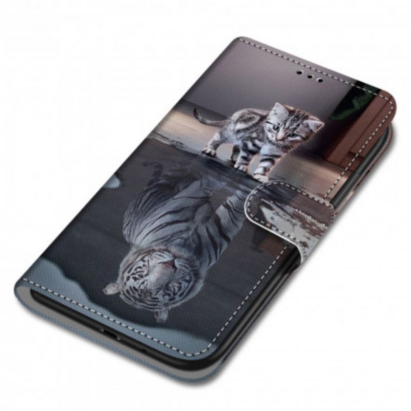 Capa De Couro Para Samsung Galaxy S21 Ultra 5G Os Gatos Mais Bonitos