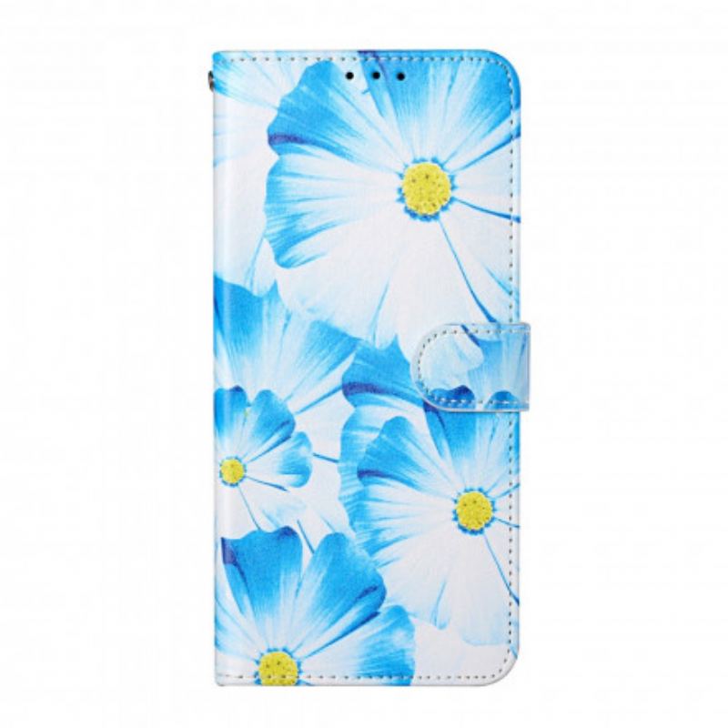 Capa Flip Para Samsung Galaxy S21 Ultra 5G Flores Loucas