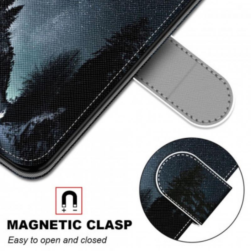 Capa Flip Para Samsung Galaxy S21 Ultra 5G Natureza Misteriosa