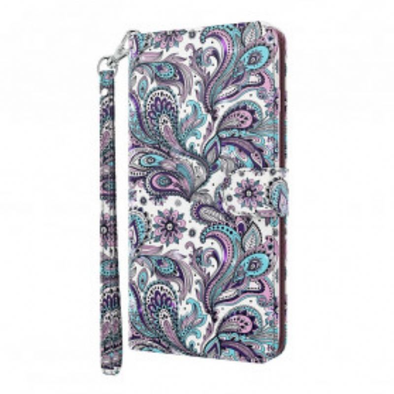 Capa Flip Para Samsung Galaxy S21 Ultra 5G Renda Chique