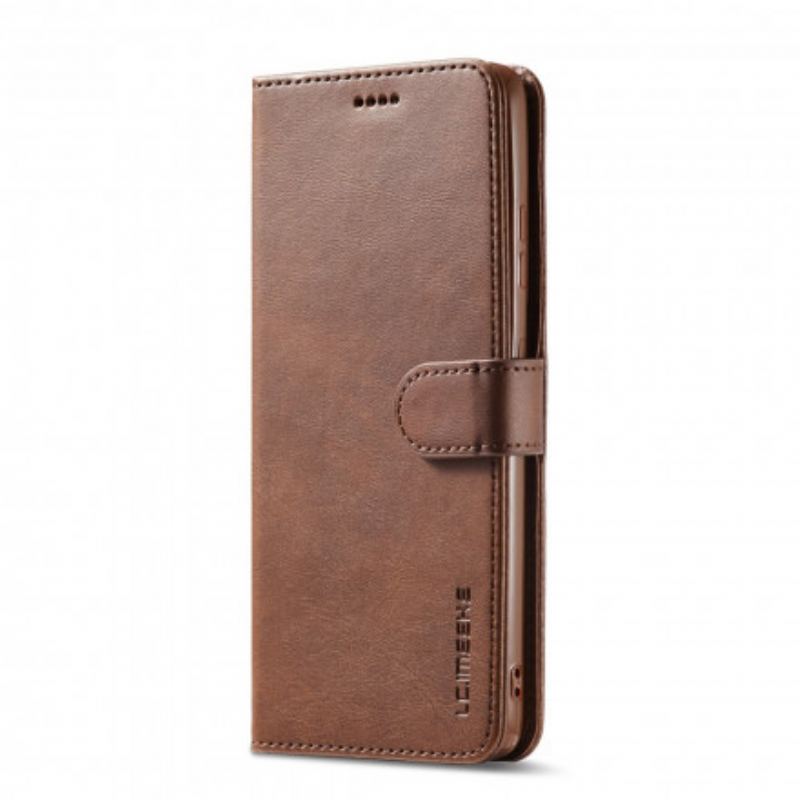 Capa Folio Para Samsung Galaxy S21 Ultra 5G Lc.imeeke Efeito Couro