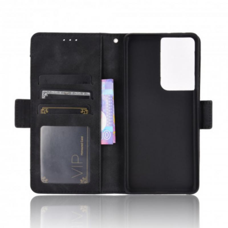 Capa Folio Para Samsung Galaxy S21 Ultra 5G Multi-card Premier Class