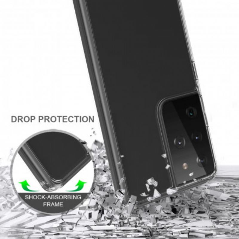 Capa Para Samsung Galaxy S21 Ultra 5G Cristal Transparente