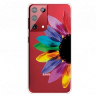 Capa Para Samsung Galaxy S21 Ultra 5G Flor Colorida