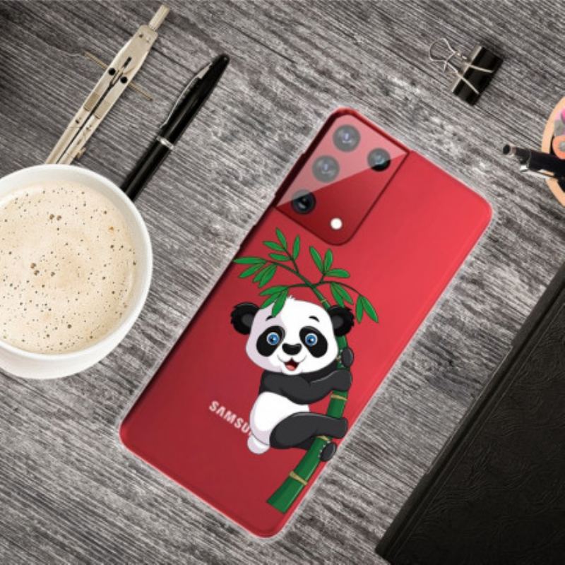 Capa Para Samsung Galaxy S21 Ultra 5G Panda No Bambu