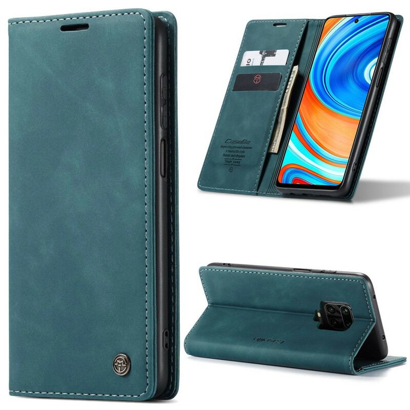 Capa De Celular Para Xiaomi Redmi Note 9S / 9 Pro Flip Caseme Couro Sintético