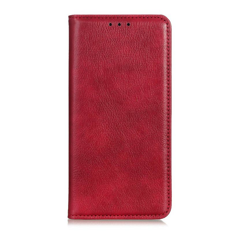 Capa De Celular Para Xiaomi Redmi Note 9S / 9 Pro Flip Couro Rachado Elegância