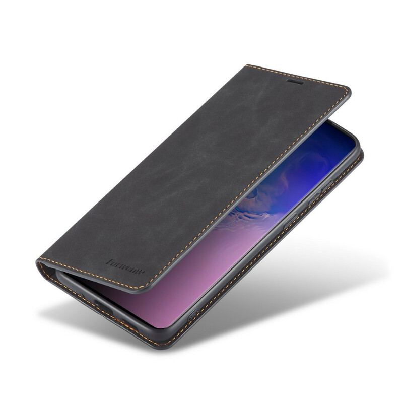 Capa De Celular Para Xiaomi Redmi Note 9S / 9 Pro Flip Forwenw Efeito Couro