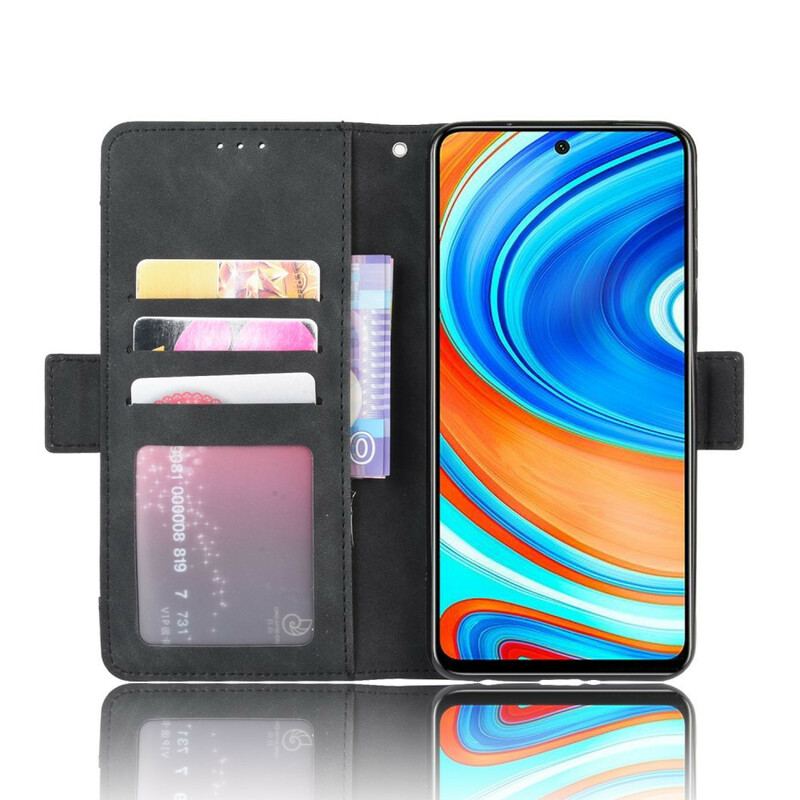 Capa De Couro Para Xiaomi Redmi Note 9S / 9 Pro Cartões Múltiplos