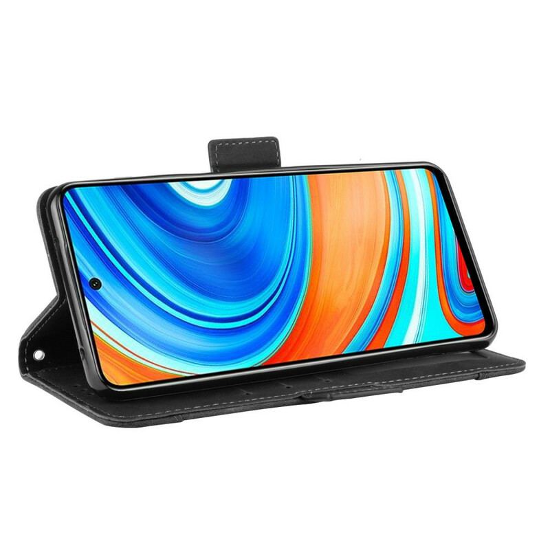 Capa De Couro Para Xiaomi Redmi Note 9S / 9 Pro Cartões Múltiplos