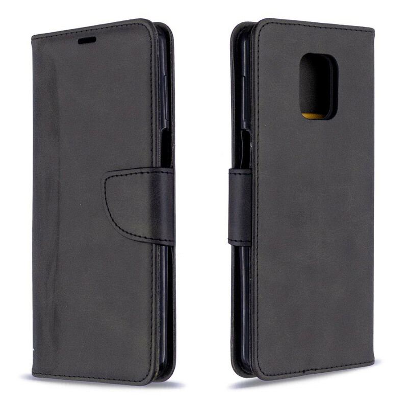 Capa De Couro Para Xiaomi Redmi Note 9S / 9 Pro De Cordão Estilo De Couro Com Tiras