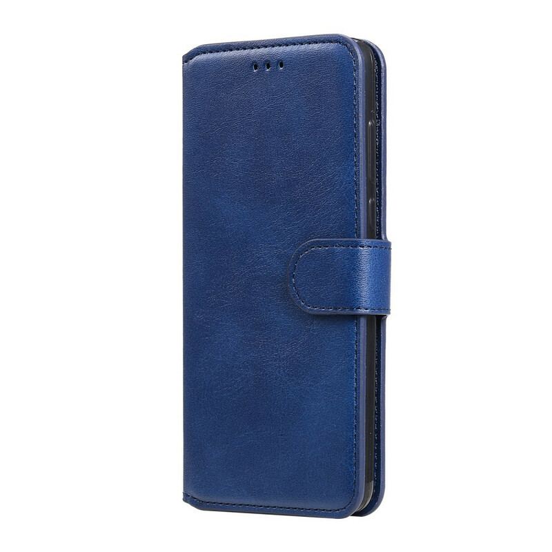 Capa De Couro Para Xiaomi Redmi Note 9S / 9 Pro Estilo Clássico De Couro