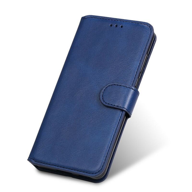 Capa De Couro Para Xiaomi Redmi Note 9S / 9 Pro Estilo Clássico De Couro