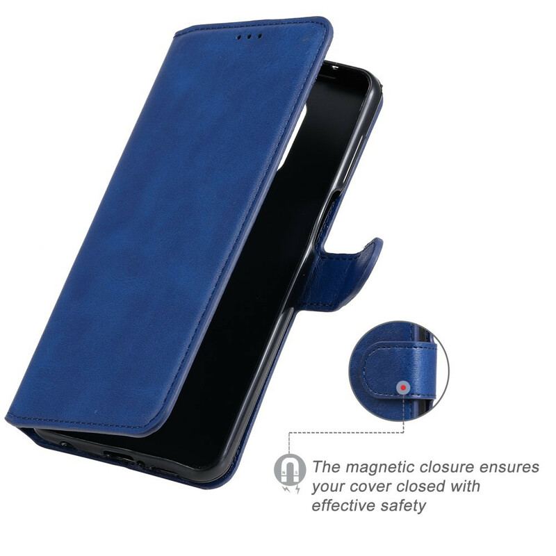 Capa De Couro Para Xiaomi Redmi Note 9S / 9 Pro Estilo Clássico De Couro