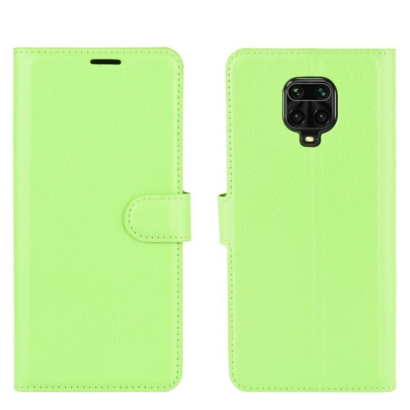 Capa De Couro Para Xiaomi Redmi Note 9S / 9 Pro Couro Falso Clássico