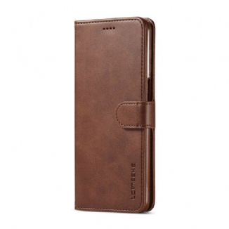 Capa Flip Para Xiaomi Redmi Note 9S / 9 Pro Lc.imeeke Efeito Couro