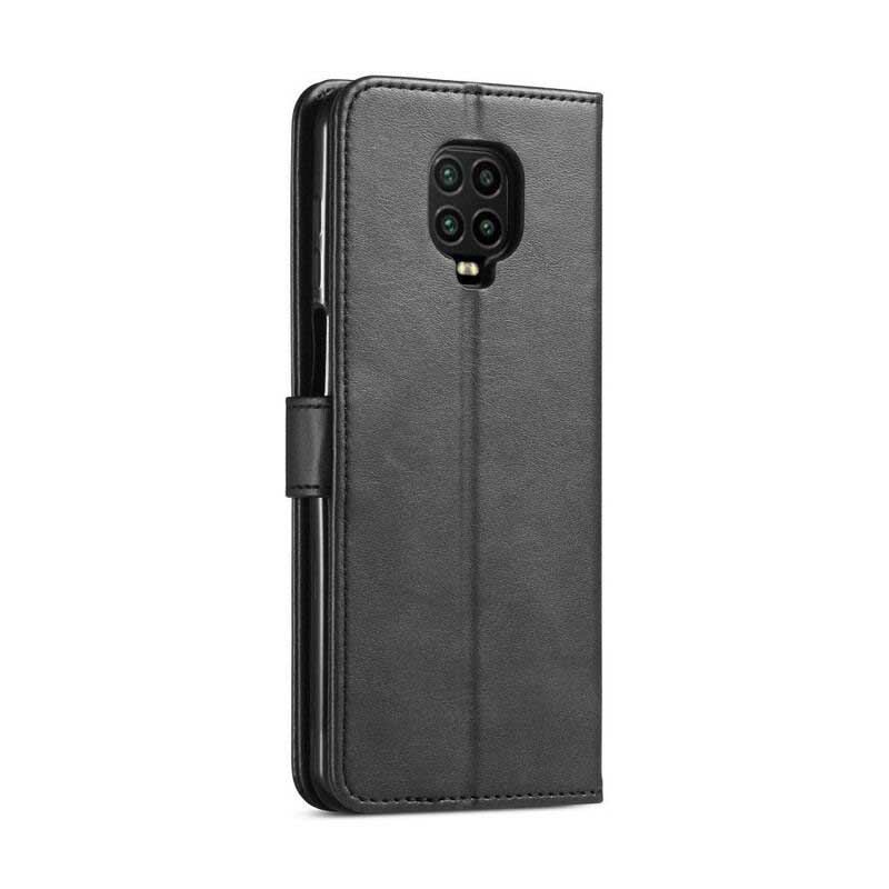 Capa Flip Para Xiaomi Redmi Note 9S / 9 Pro Lc.imeeke Efeito Couro