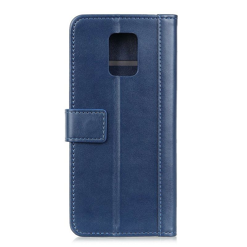 Capa Folio Para Xiaomi Redmi Note 9S / 9 Pro Estilo Couro Dividido