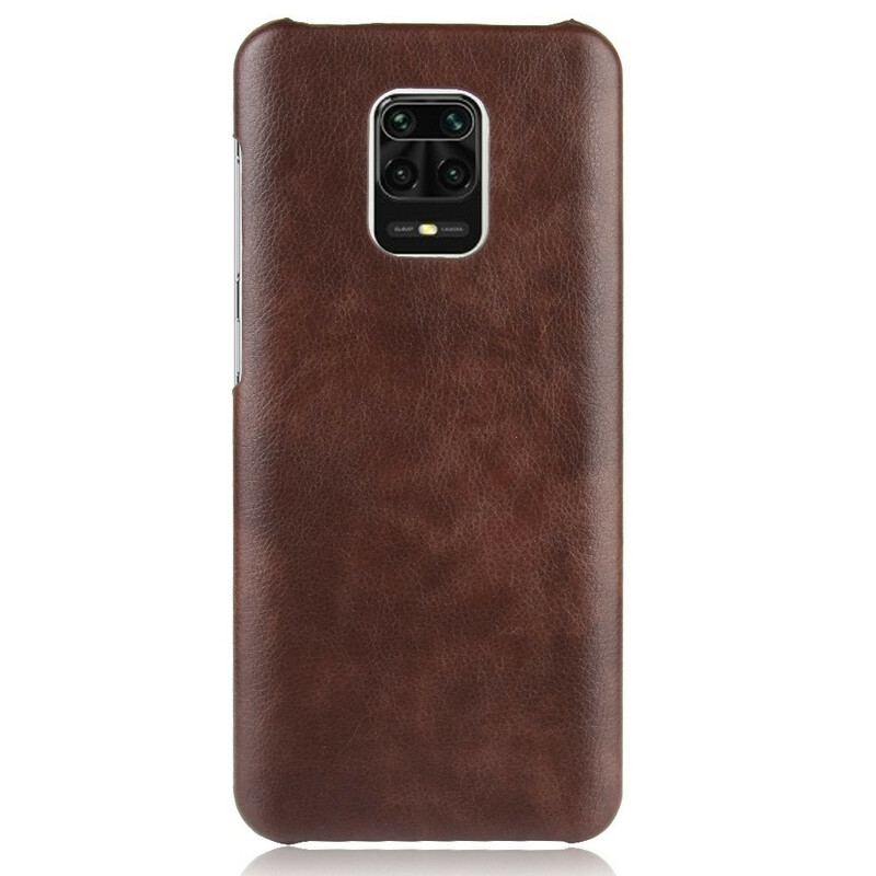 Capa Para Xiaomi Redmi Note 9S / 9 Pro Efeito Couro Lichia