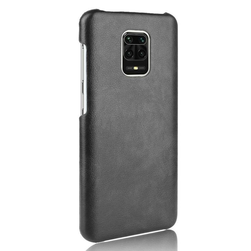 Capa Para Xiaomi Redmi Note 9S / 9 Pro Efeito Couro Lichia