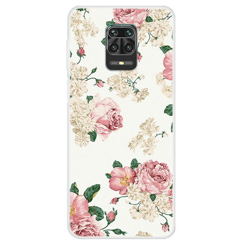 Capa Para Xiaomi Redmi Note 9S / 9 Pro Flores Da Liberdade