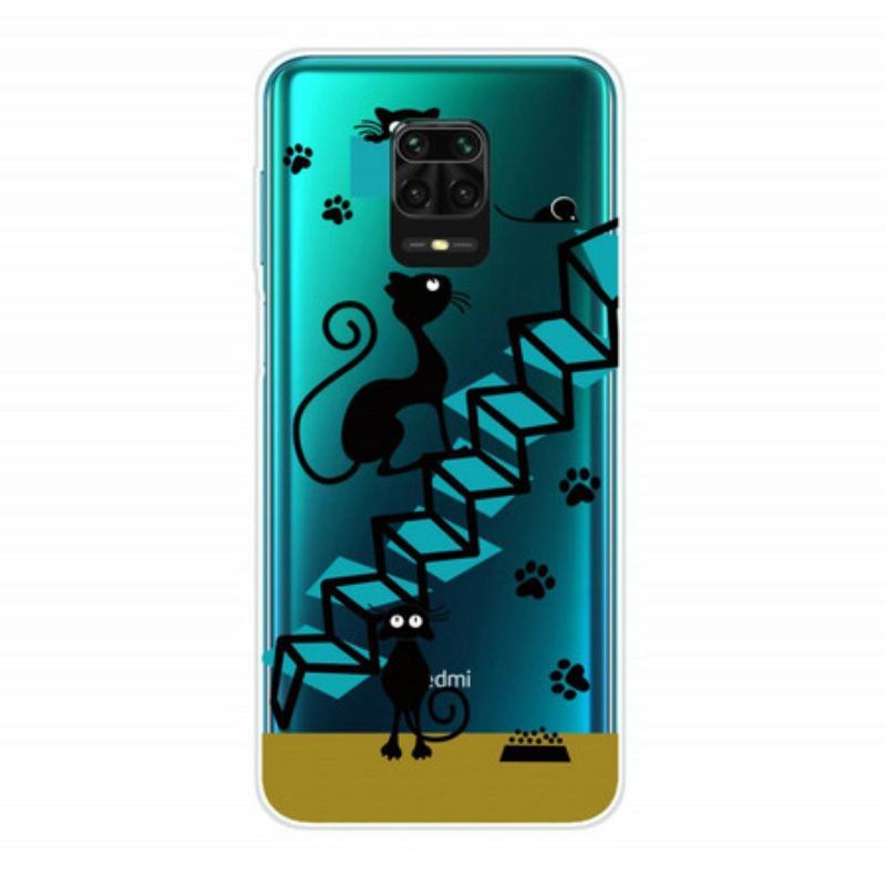 Capa Para Xiaomi Redmi Note 9S / 9 Pro Gatos Engraçados