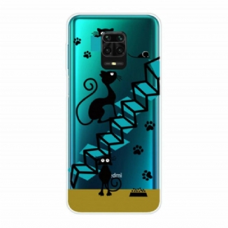 Capa Para Xiaomi Redmi Note 9S / 9 Pro Gatos Engraçados