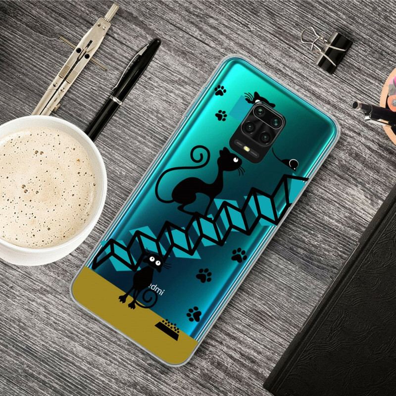 Capa Para Xiaomi Redmi Note 9S / 9 Pro Gatos Engraçados