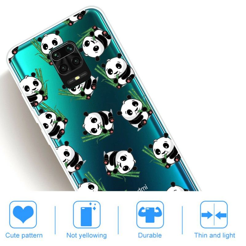 Capa Para Xiaomi Redmi Note 9S / 9 Pro Pequenos Pandas