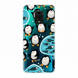 Capa Para Xiaomi Redmi Note 9S / 9 Pro Pinguins