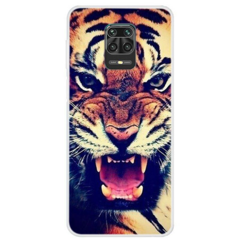 Capa Para Xiaomi Redmi Note 9S / 9 Pro Tigre Frontal