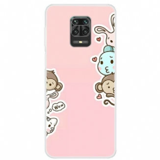 Capa Para Xiaomi Redmi Note 9S / 9 Pro Uau Animais