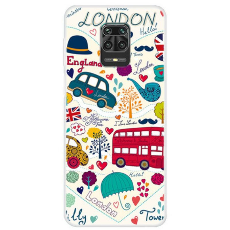 Capa Para Xiaomi Redmi Note 9S / 9 Pro Vida Em Londres